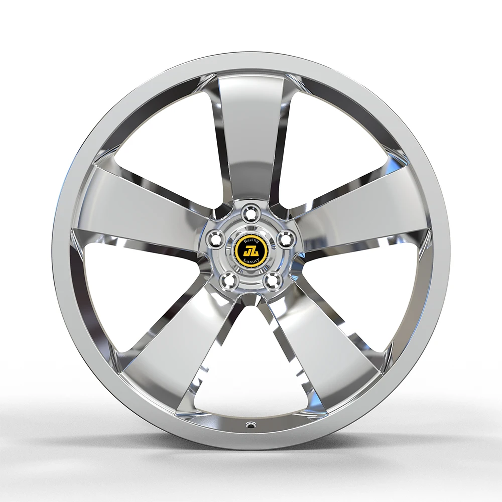 JZ Chrome Forged Wheels 22x9J ET15 PCD 5X115 CB71.5 for Challenger SRT Hellcat and Chrysler 300C