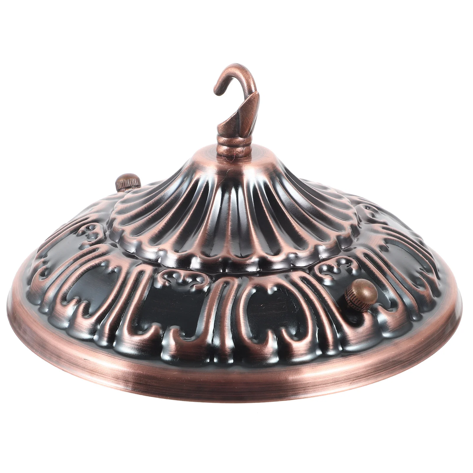 

Chandelier Canopy Plate Retro Pattern Heavy Duty Hook Elegant Design Ceiling Cover Parts Ceiling Cover Plate Chandelier Canopy