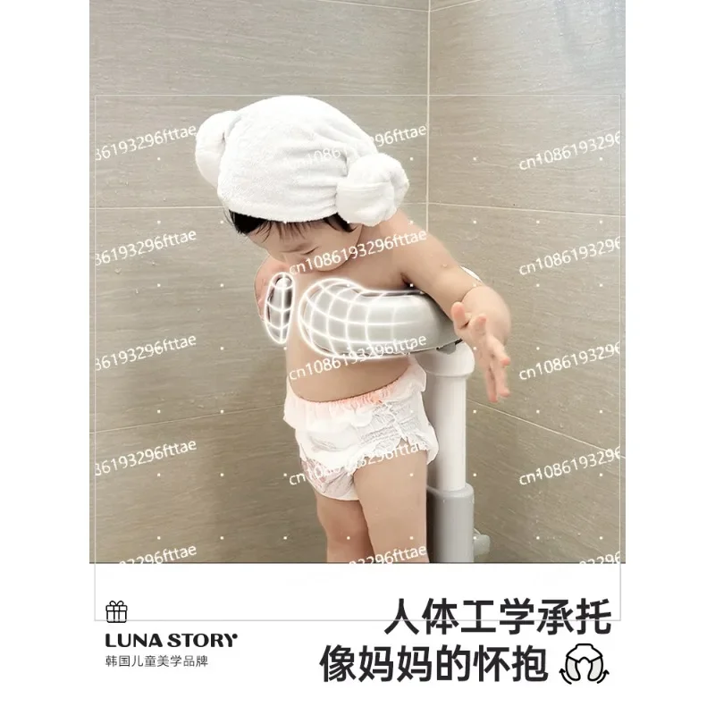 Baby standing bath artifact baby auxiliary bathtub bath table newborn non-folding bathtub