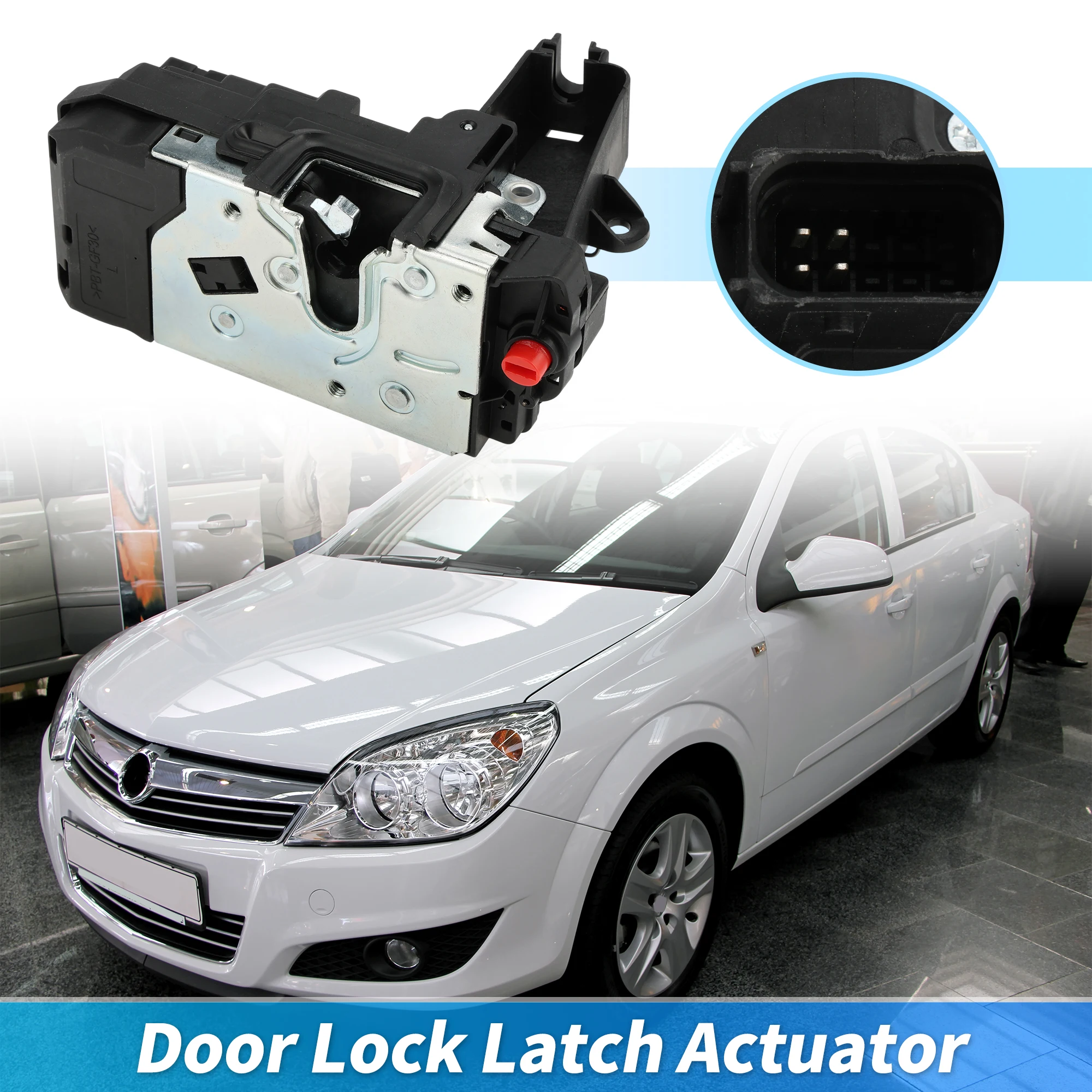 UXCELL Rear Left Power Door Latch Actuator for Opel for Astra H Zafira No.13210738