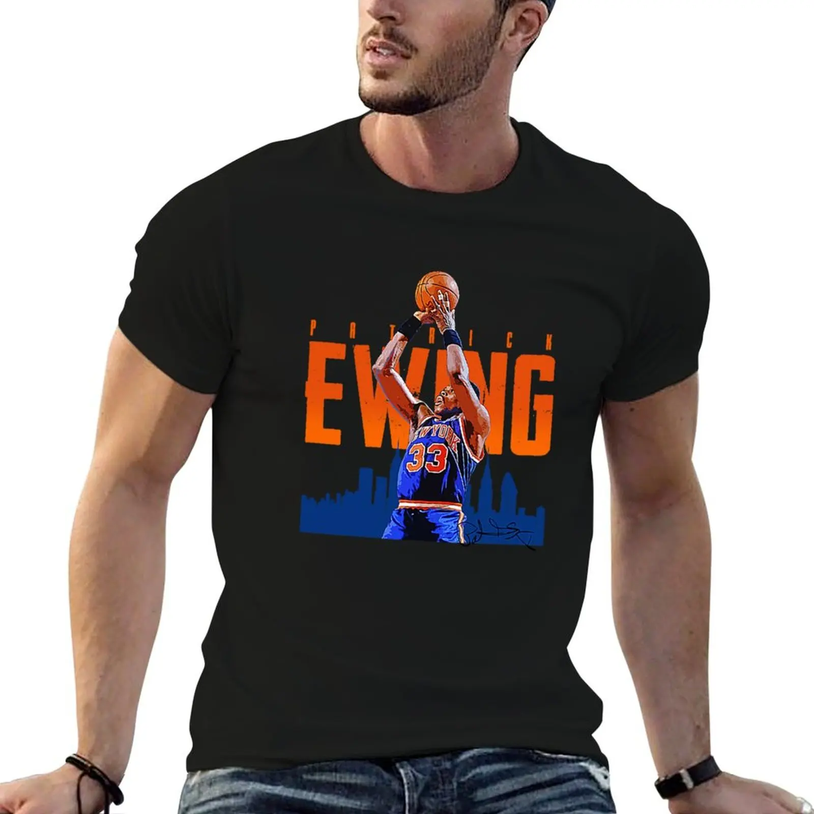 

Patrick Ewing T-Shirt t shirts with prints anime tshirt man t shirt cotton high quality T-Shirt