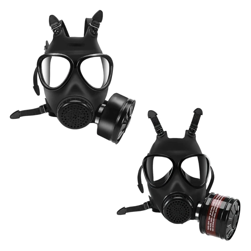 A3PC Full Face Respirator Head Mounted Respirator, Full Face Mask with Filter