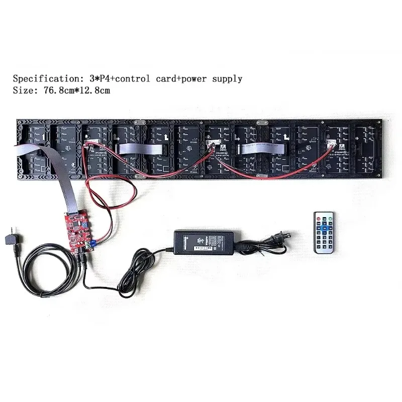 Looook Store  RGB Full Color Music Spectrum Display Light Sound Control 160 Modes Remote KTV Gaming Rhythm Lamp Without Shell