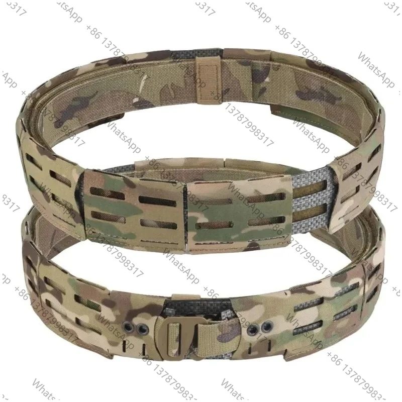 Tactical WRC Combination Belt MOLLE Hunting Training Combat Belt Replaceable Fasteners Airsoft War Game Lightweight Waistband