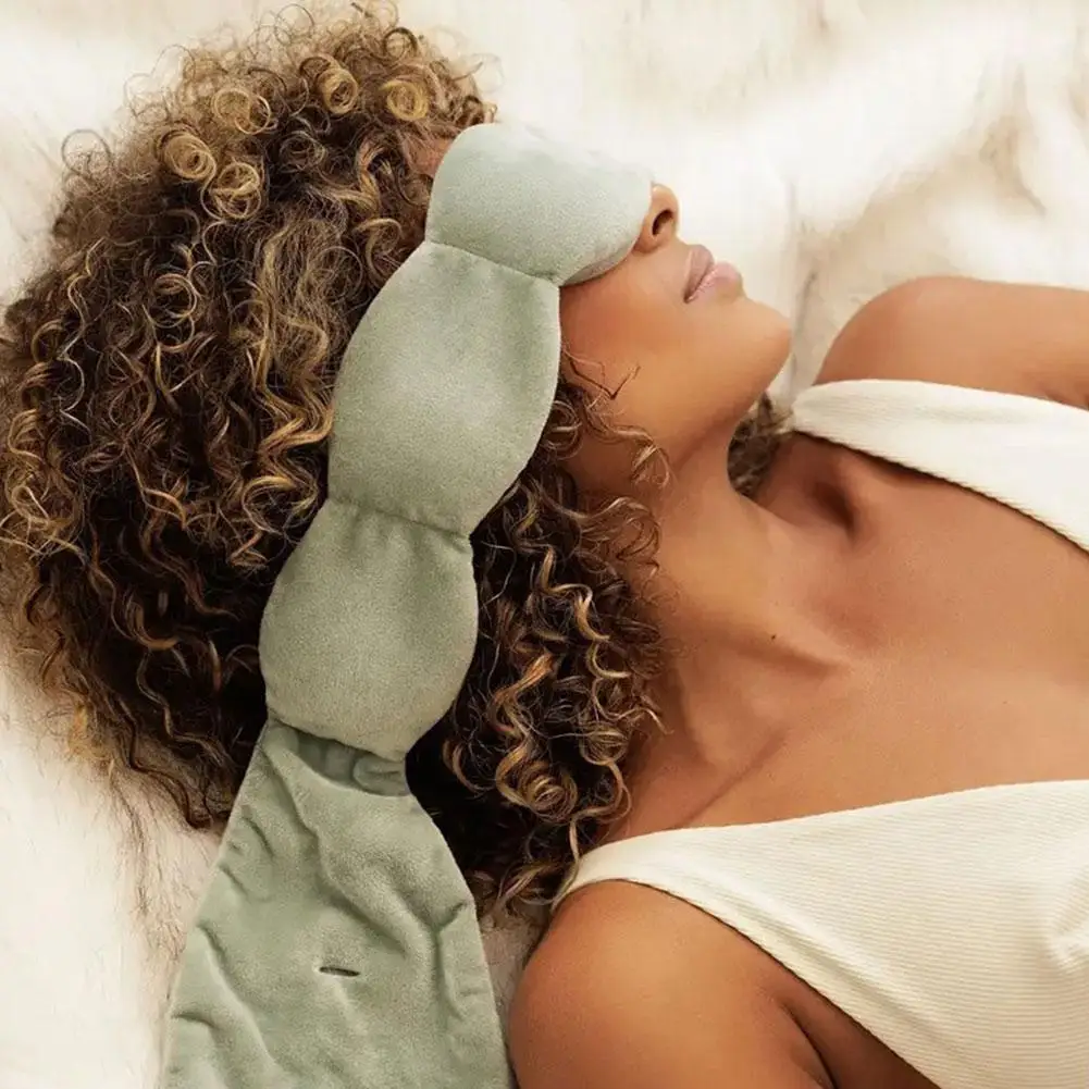 

Weighted Eye Mask Gentle Pressure Sleeping Mask For Light Blocking Travel Eye Blindfold For Relaxation Gravity EyeMask Sleepmask