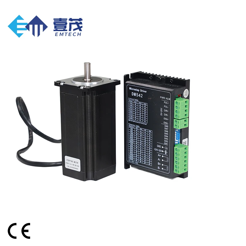 

Высокое качество NEMA 23 DC 48 В 57*112 мм гибридный шаговый двигатель с открытым контуром и драйвером для деталей робота