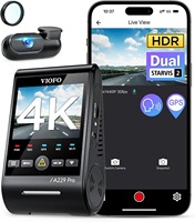 HOT SALES VIOFO A229 Pro 4K HDR Dash Cam, Dual STARVIS 2 IMX678 IMX675, 4K+2K Front and Rear Car Camera, 2 Channel with HDR, Voi