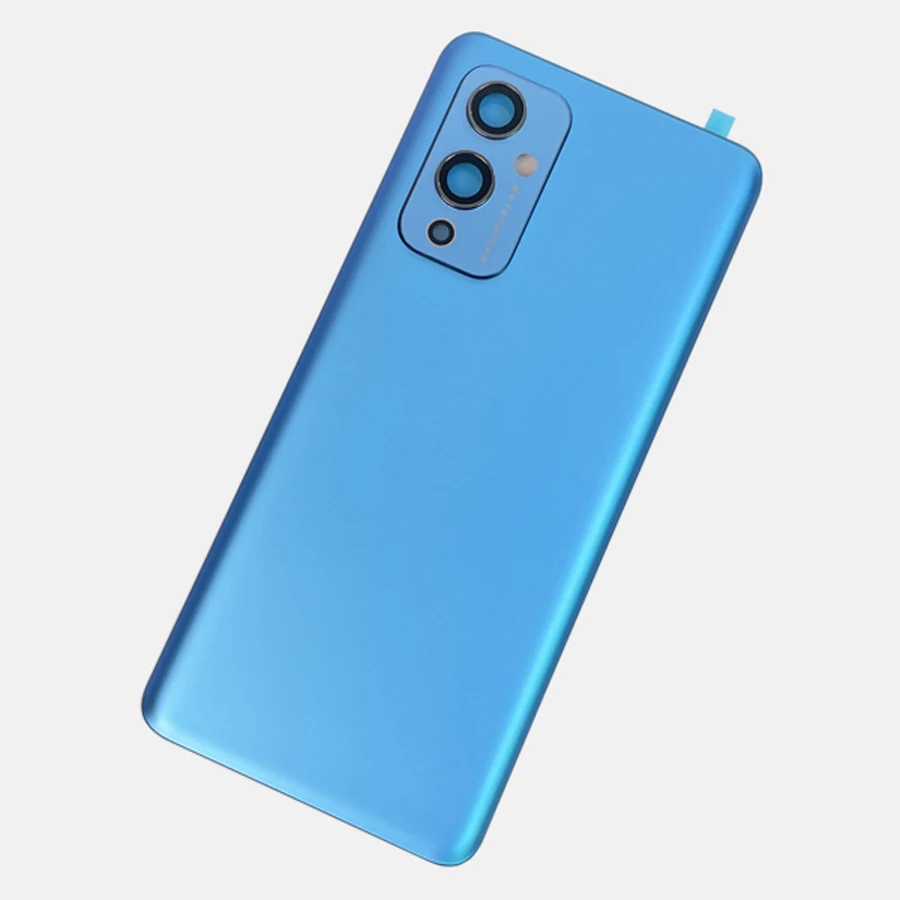 A Gorilla Glas 5 Achterbehuizing Voor Oneplus 9 Batterij Achterklep Glas Reparatie Telefoondeurhoes + Camera Lens Logo