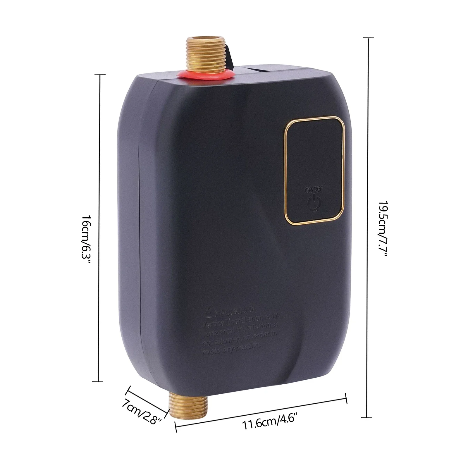 

Безрезервуарный электрический водонагреватель 110 В 3000 Вт, мгновенный водонагреватель под креплением, со светодиодным дисплеем, для ванной комнаты и кухни