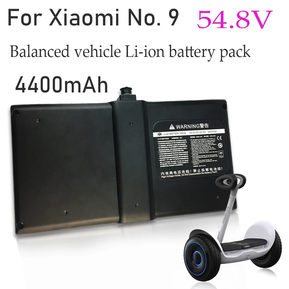 

4400mAH For Xiaomi Ninebot Segway SELF BALANCING Skateboard Battery 3-pin/4-pin 54.8V MINI Lithium Cell Connection App with BMS