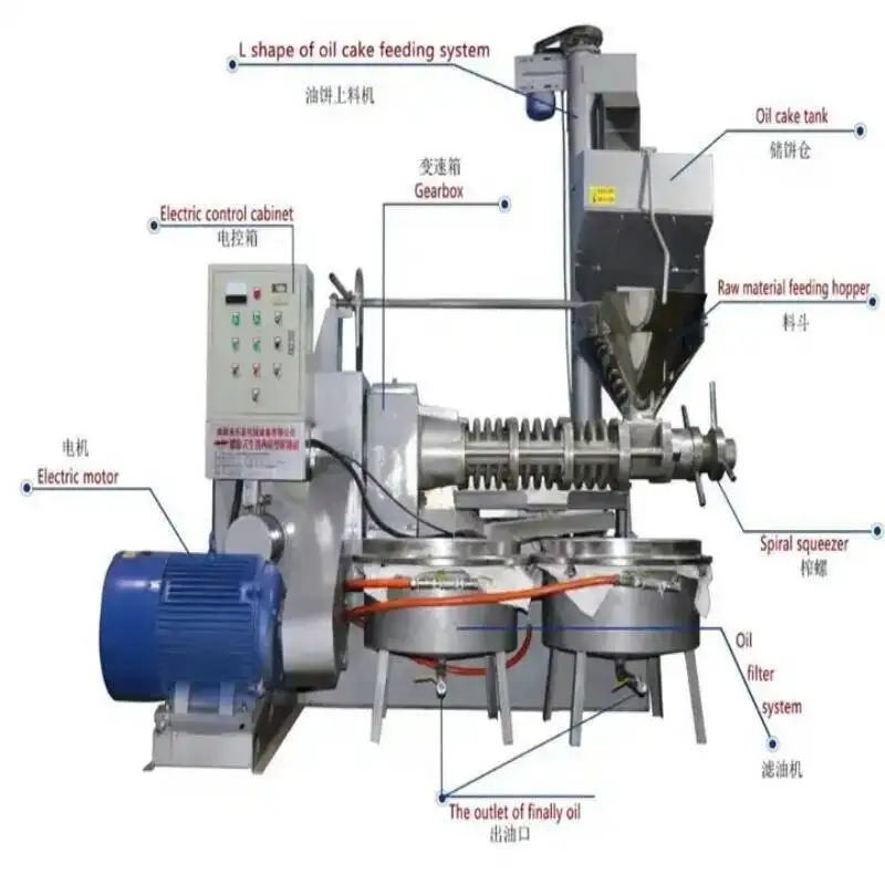 

1-10Tpd Cotton Soybean Cold Press Sesame Seed Oil Making Hine