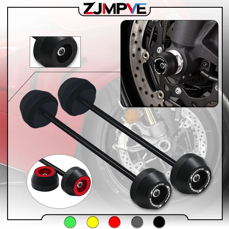 For S1000XR s1000xr S 1000XR 15-2026Motorcycle CNC Front Rear Wheel Falling Protection Fit Fork Slider Axle Crash Protector Cap