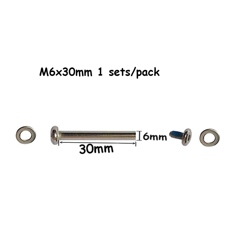 4 Sätze Gepäckzubehör, Gepäckschrauben aus Edelstahl, Radbolzen und 5 L-förmige Schraubenschlüssel 4,0 mm – Detail 6