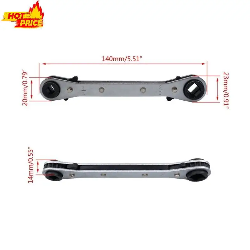 

Valves Cores Remover Tool for HVAC Equipments Repair and HVAC Service Wrench Set