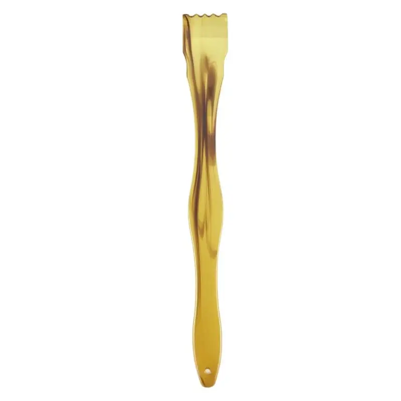 Travel-Friendly Extra Long Back Scratcher with Unique Horn Design for Convenient Itch Relief