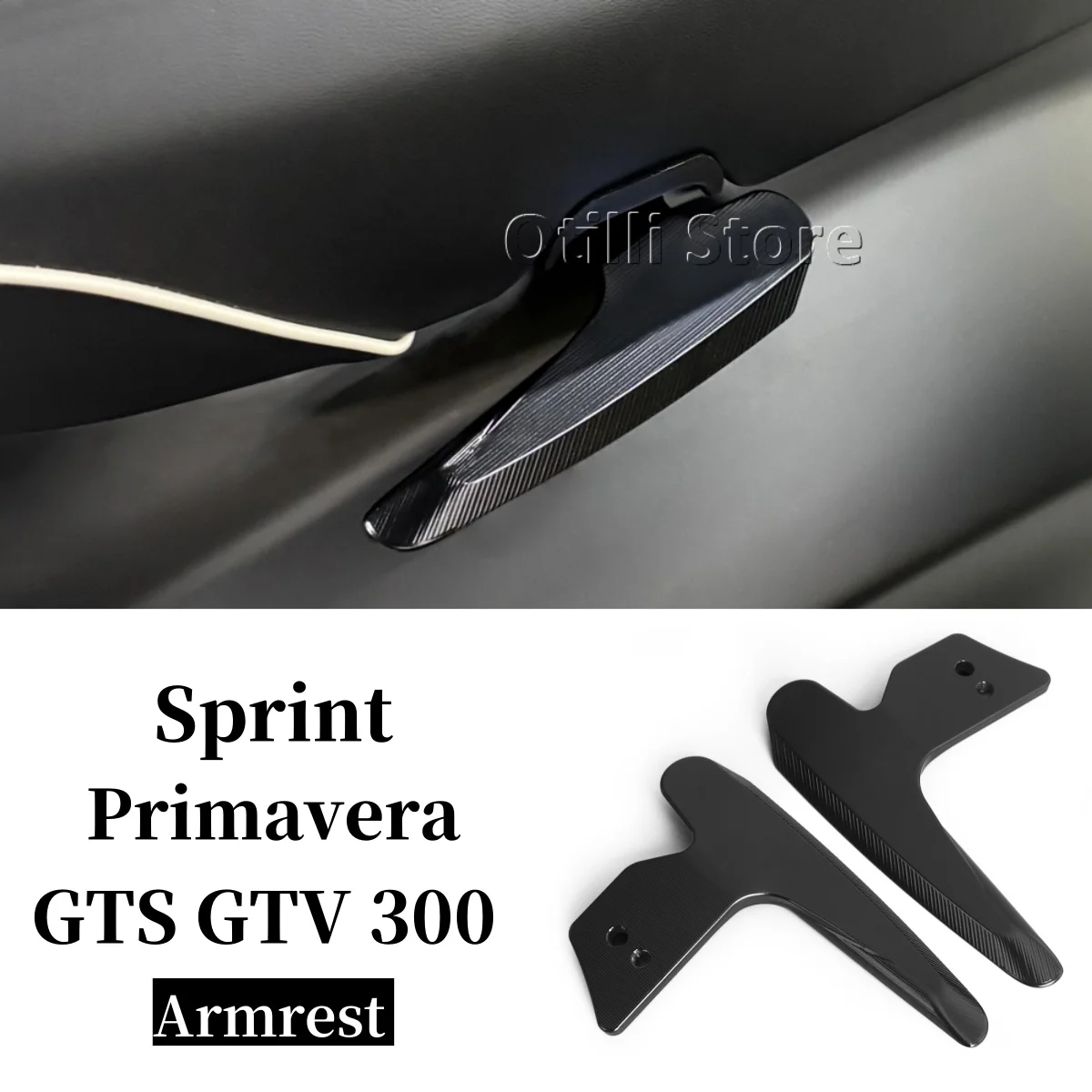 

Motorcycle Accessories Rear Arm Rest For VESPA GTS Super GTV 300 Primavera Sprint 150 Aluminum Tail Armrest Kit Passenger Handle