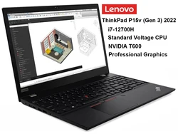 High-end Lenovo Laptop ThinkPad P15v Gen 3 2022 15.6 Inch FHD i7-12700H i7-11800H 10750H 64GB Ram 4TB SSD Nvidia Pro Graphics