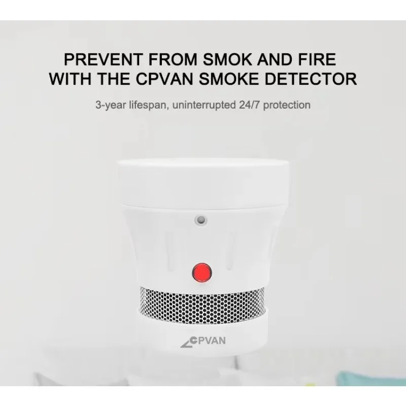 Mini High Sensitivity Safety Prevention Sensor Fire Alarm Micro Smart Smoke Detector Cigarette Smoke Detector for Home Oiffen