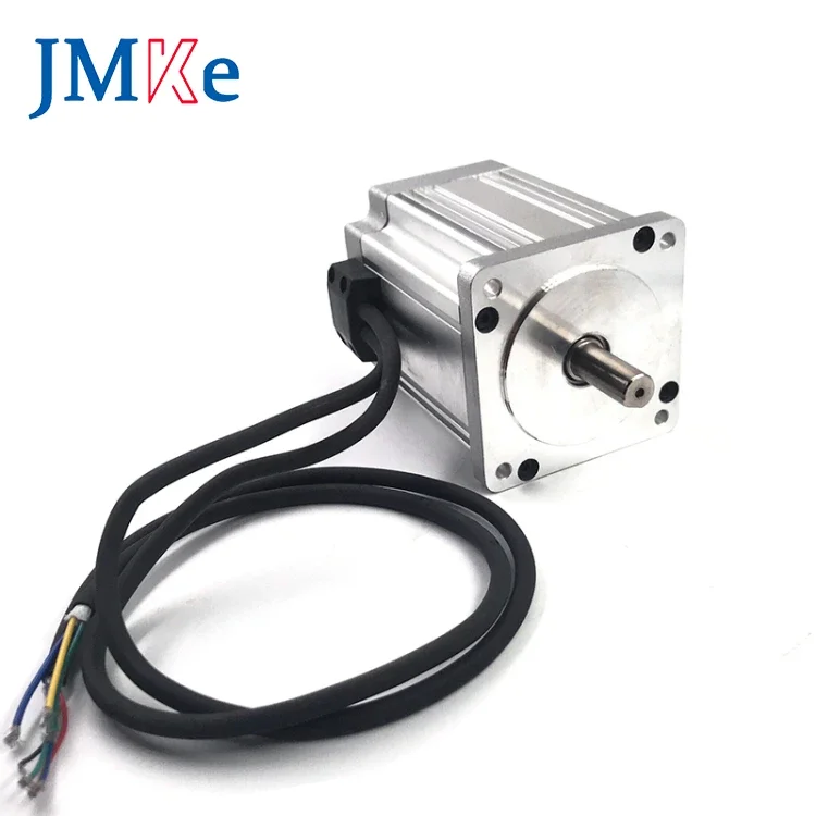 JMKE high speed 80mm BLDC motor 8000rpm brushed DC motor 48v 500w