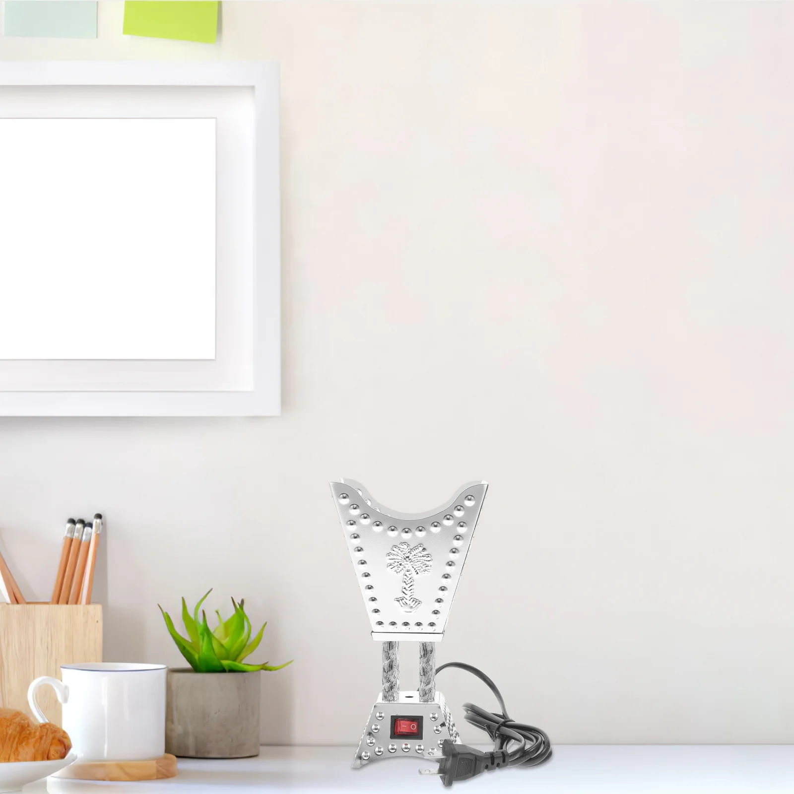 

Electric Incense Burner Arabic Vintage Iron Bakhoor Censer Home Decoration Aroma Burner Us Plug Censer Holder Incense Holder