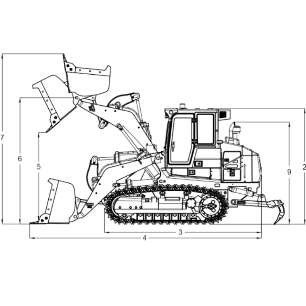 RC 1/18 Caricatore cingolato idraulico in metallo K963 con gruppo leggero Aratro posteriore Doppio motore Crawler KABOLITE Modello in metallo Pre-vendita