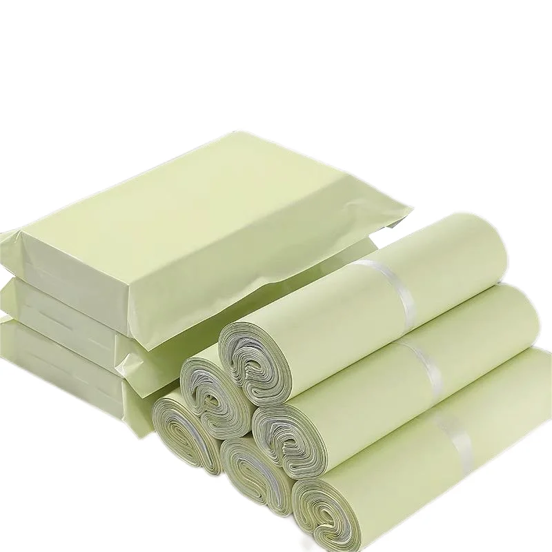 

50 шт. почтовых пакетов из матового полиэтилена, кремово-абрикосового цвета, самоклеящиеся, для экспресс-доставки и хранения