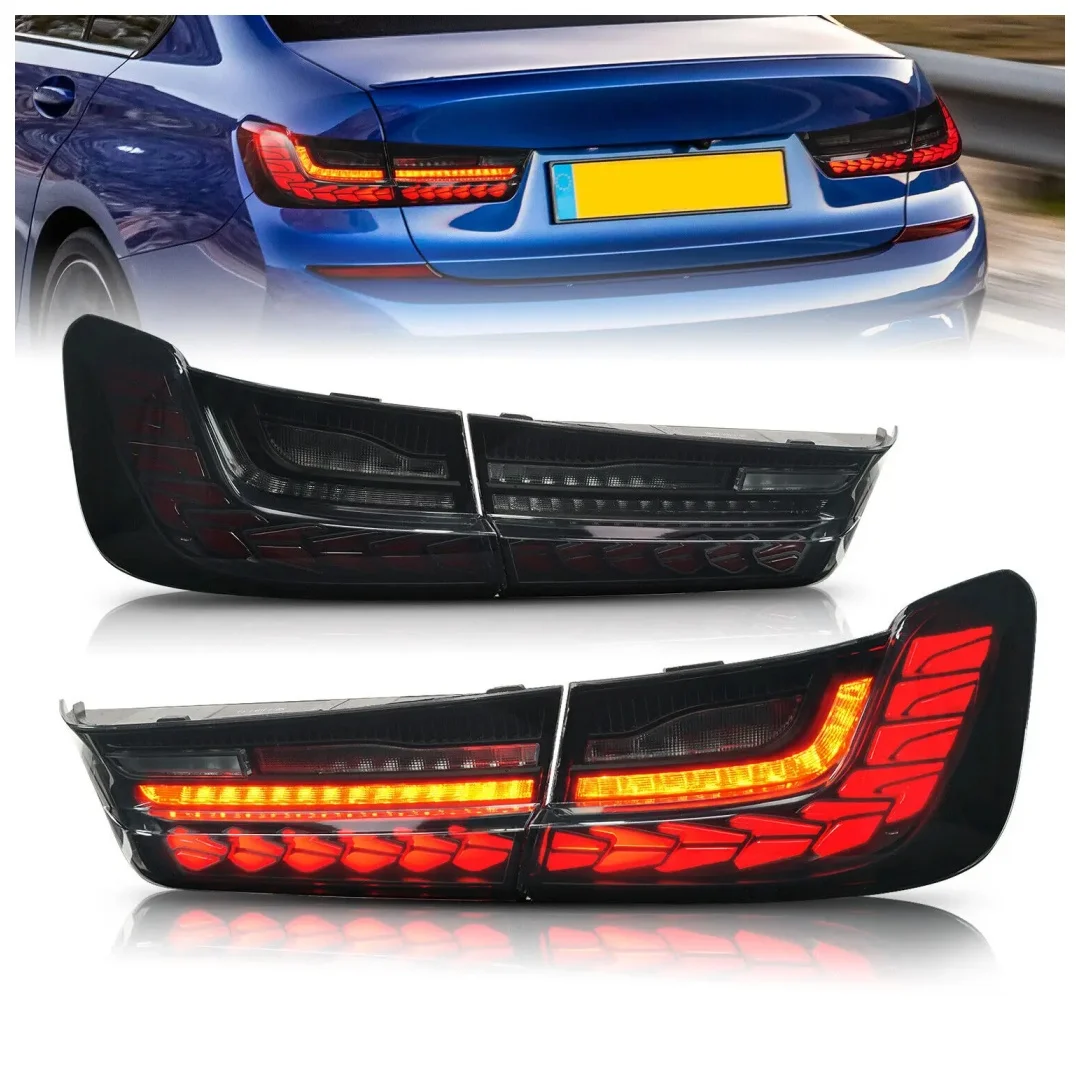 

LED GTS Tail Lights For BMW 3 Series G20 G80 M3 330 340 2019-2024 Start UP Animation