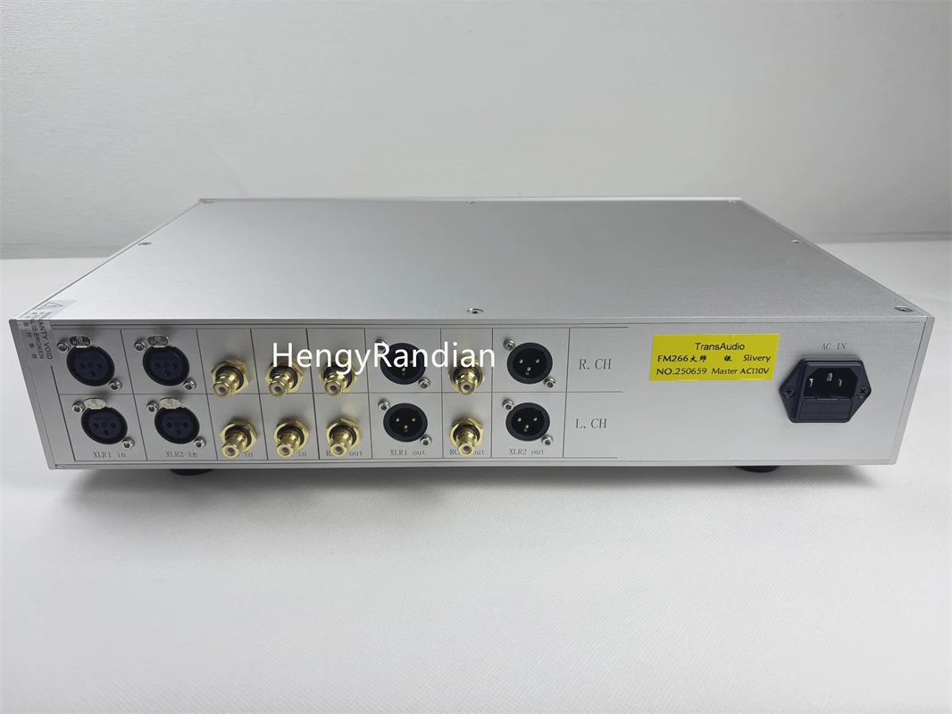 Цепной предусилитель MASTER FM266 использующий независимый балансный модуль усиления. Передний усилитель HiFi Фото №4