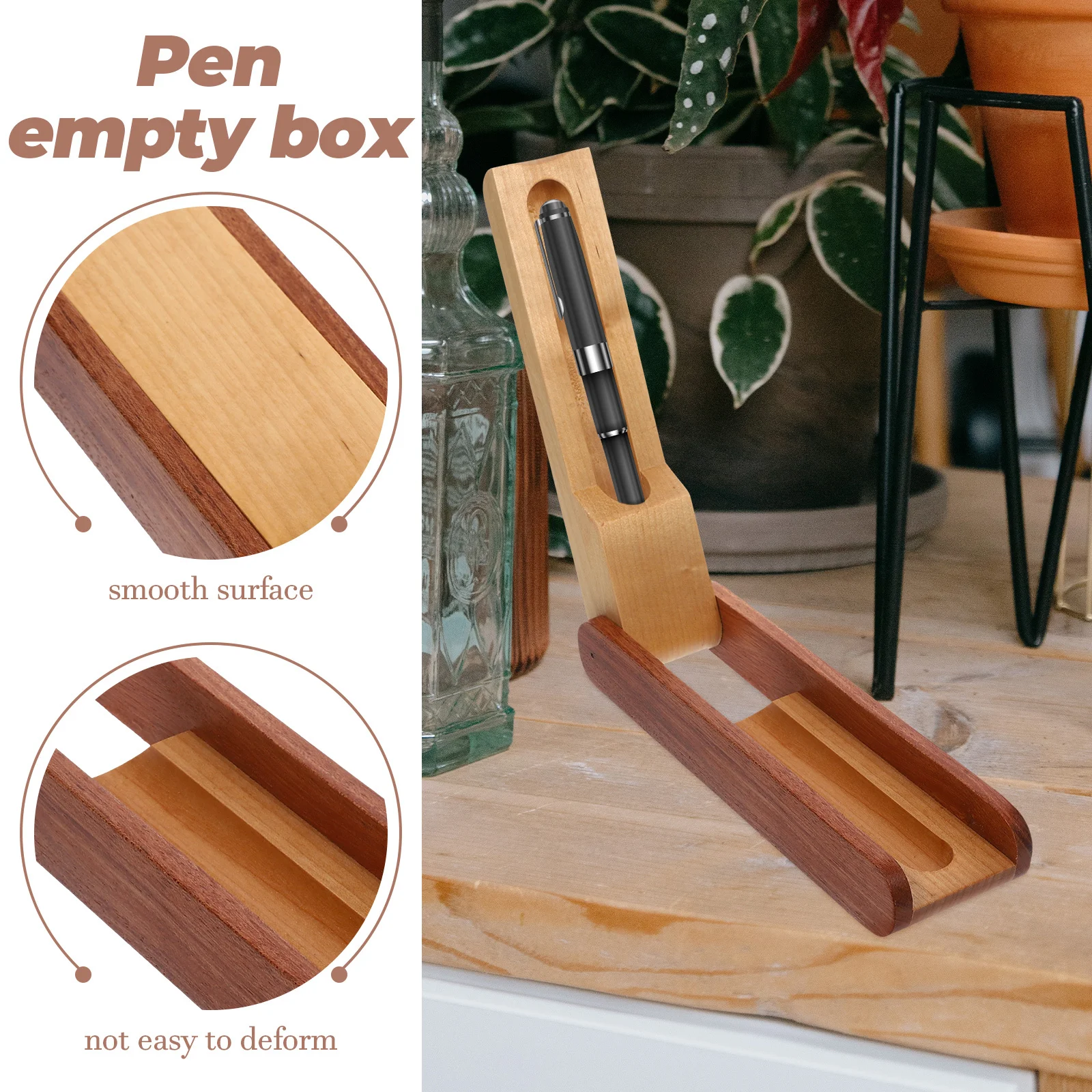 Caixas de presente de caneta vazios conjunto de 1 caixa de embrulho de caneta moderna design minimalista contém canetas mais padrão ideais para uso escolar de escritório