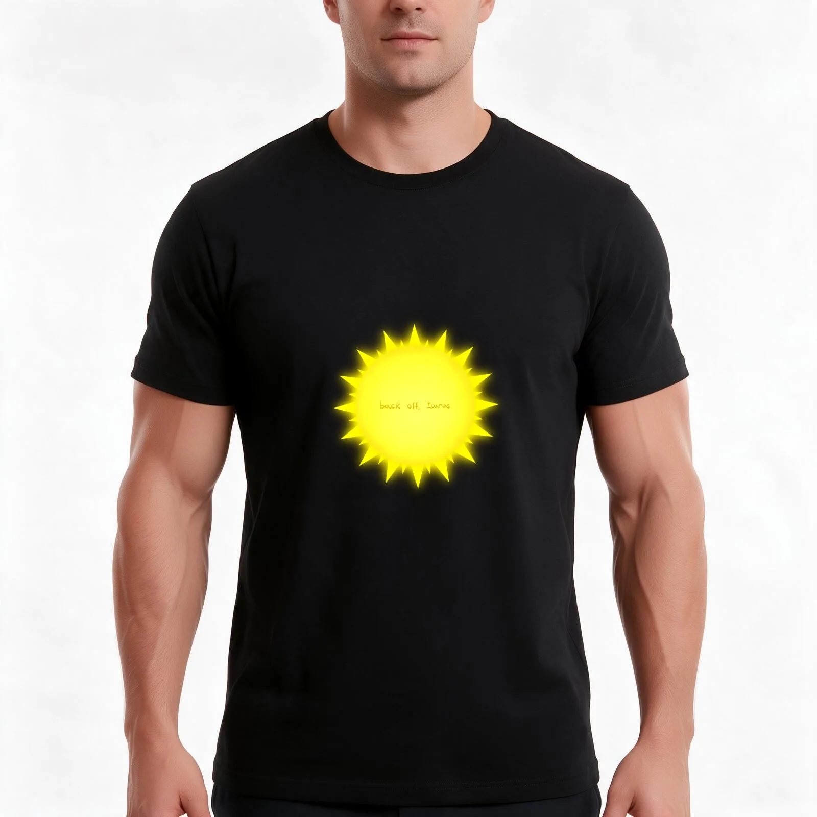 Don't Be An Icarus T-Shirt Summer Casual Cotton Tee Oversized Streetwear Tops Vintage Graphic Print Loose Fit Short Sleeve