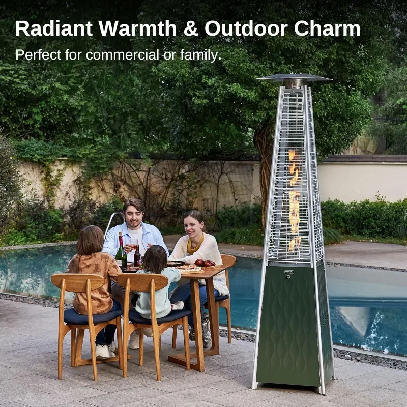 

Pyramid patio heaters, outdoor patio heaters, quartz glass tube propane heaters, commercial and home patio heaters