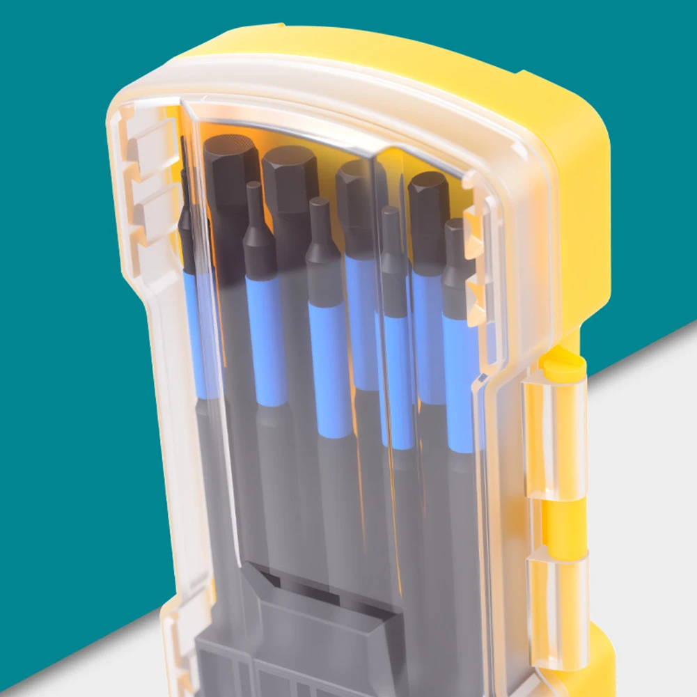 

10-Piece Magnetic Torxs Screwdriver Bit Set - Durables, Rust-Resistant, And Easy Hand Repair Tool Kit Accessory Screwdriver Bit