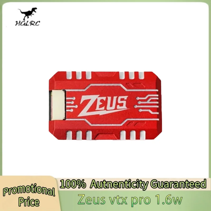 

HGLRC Zeus VTX PRO 1,6 Вт 5,8G 40 каналов Pitmode 25 МВт 400 МВт 800 МВт 1,6 Вт Регулируемый FPV VTX Встроенный микрофон 7-36 В для FPV дальнего действия