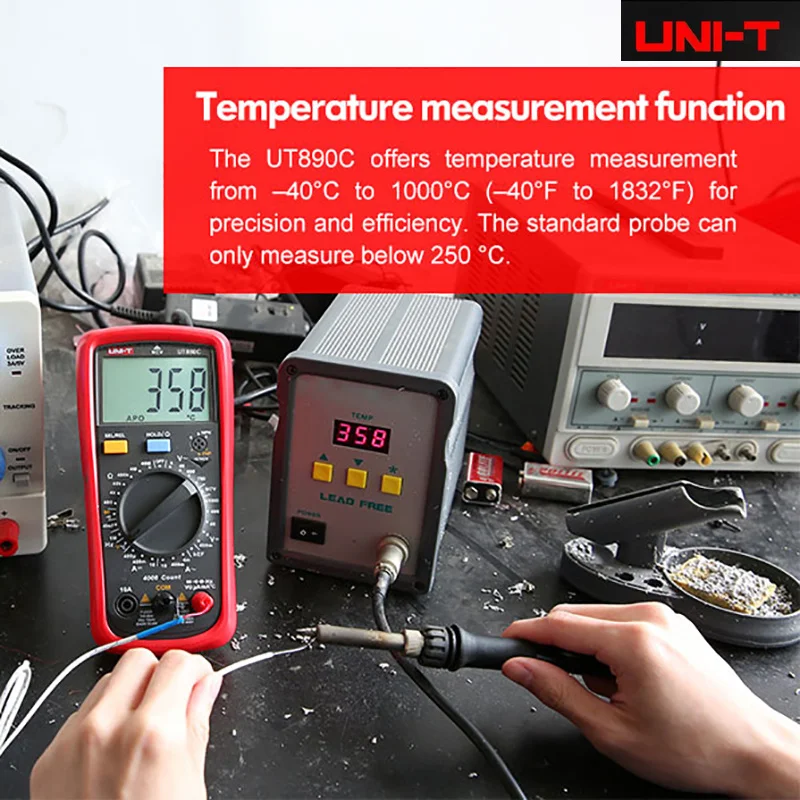 UNI-T Multimeter Professional UT890C UT890D+ UT89X UT89XD UT89XE UT60S UT60BT UT61B+ UT61D+ UT61E Plus Electrical Multi Meter