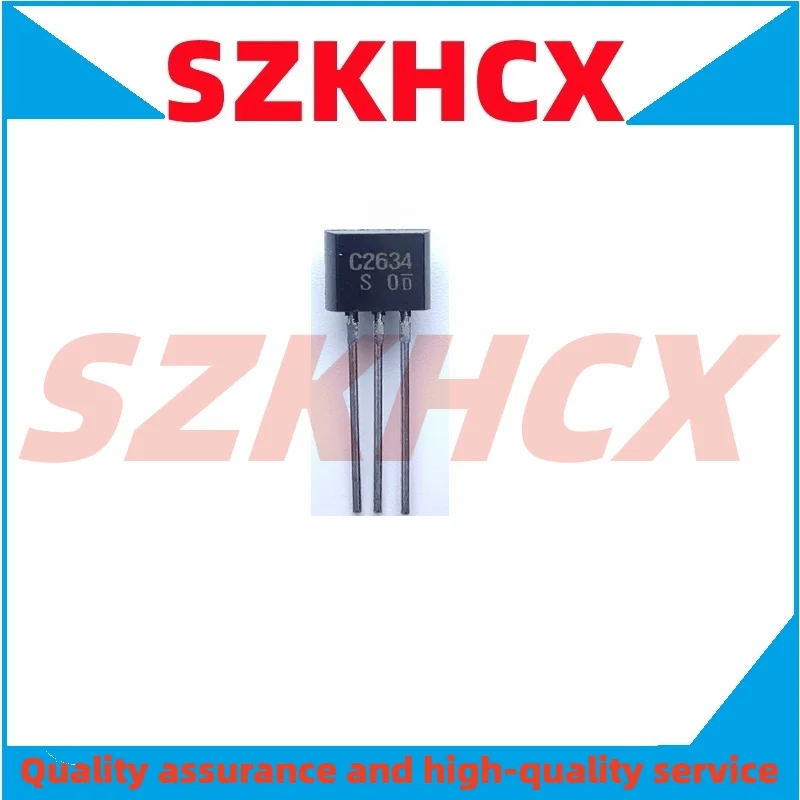 2SC2634 C2634 실리콘 NPN epitaxial 대패 유형 (저주파 및 저잡음 증폭 용)-92, 10 개/묶음