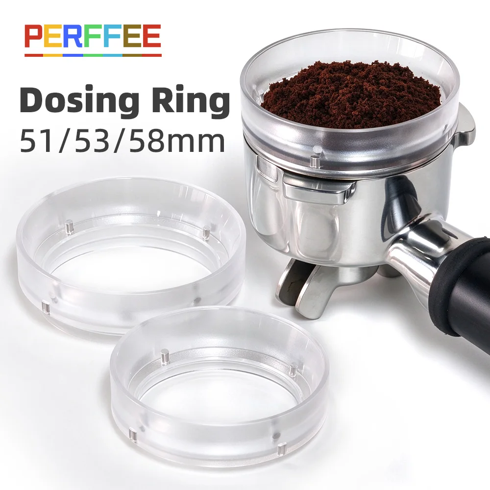 Espresso Dosing Ring Magnetic 51mm 53mm 54mm 58mm Coffee Dosing Funnel Coffee Portafilter Dosing Ring Barista Tool Accessories