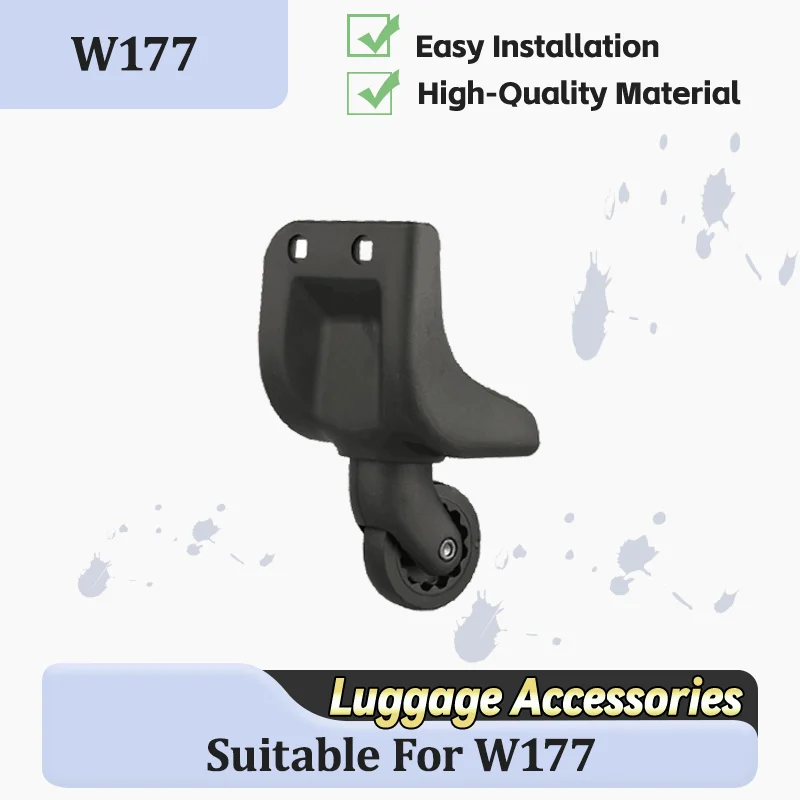 

For W177 Premium Replacement Luggage Wheel Set — Universal Rolling Luggage Repair Kit with Metal Axle and Installation Tools