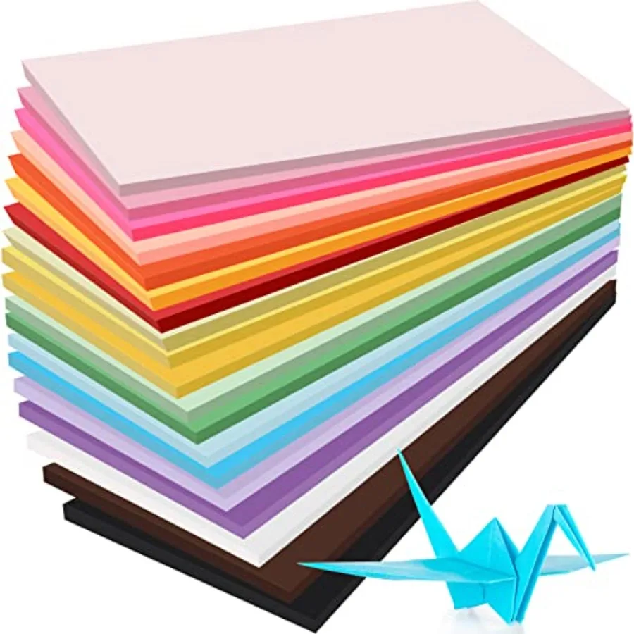 

1500 Sheets Construction Paper Bulk Assorted Colors 9 x 12 Inches Craft Paper 20 Colors Colored Essentials for Arts and Crafts