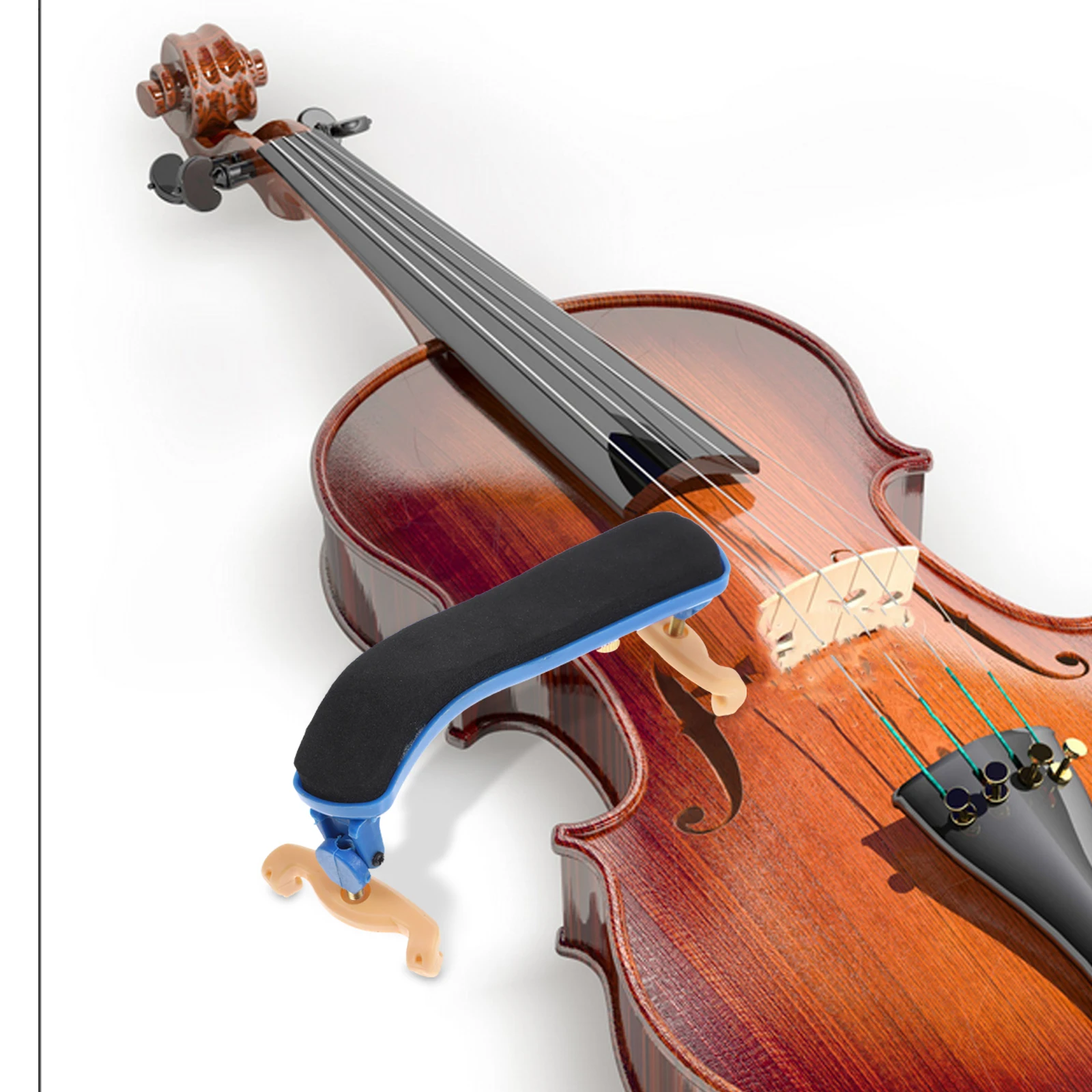 

Portable Violin Shoulder Rest Rubber Holder Fine Material Neck Pads Comfortable Design Reduce Pressure Safe Natural Rubber For