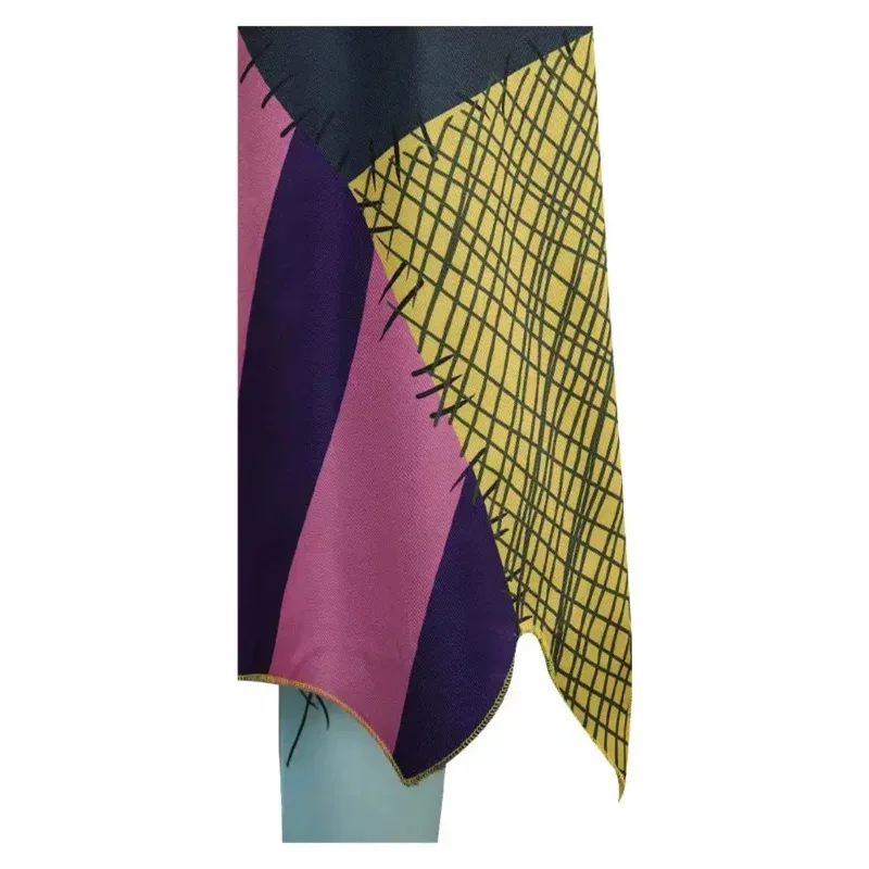 Nightmare Cosplay Before Christmas Sally Role Play Women Costume Disguise Girls Fantasy Female Halloween Carnival Party Clothes