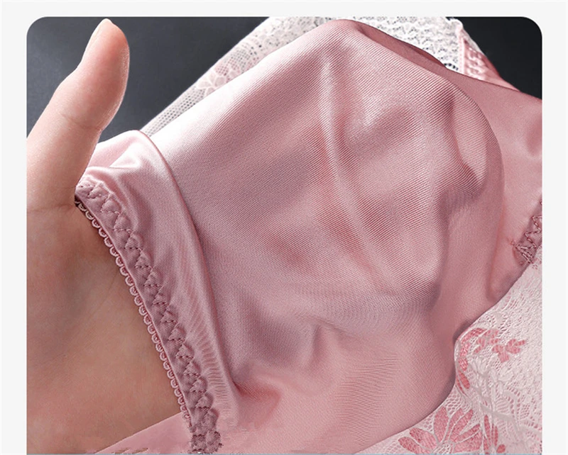 Neue Herrenunterwäsche, leichte Luxusunterwäsche für Erwachsene ab 18 Jahren, Übergröße, Satin, Spitze, 3D-Tasche, Calzoncillos Hombre Sexys Shopping Tøy – Detail 10
