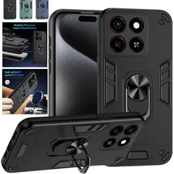 Military Grade Case for ZTE Blade A56 A36 A35 A55 A54 Protective Cover Shockproof Ring Stand Holder Fundas Coque