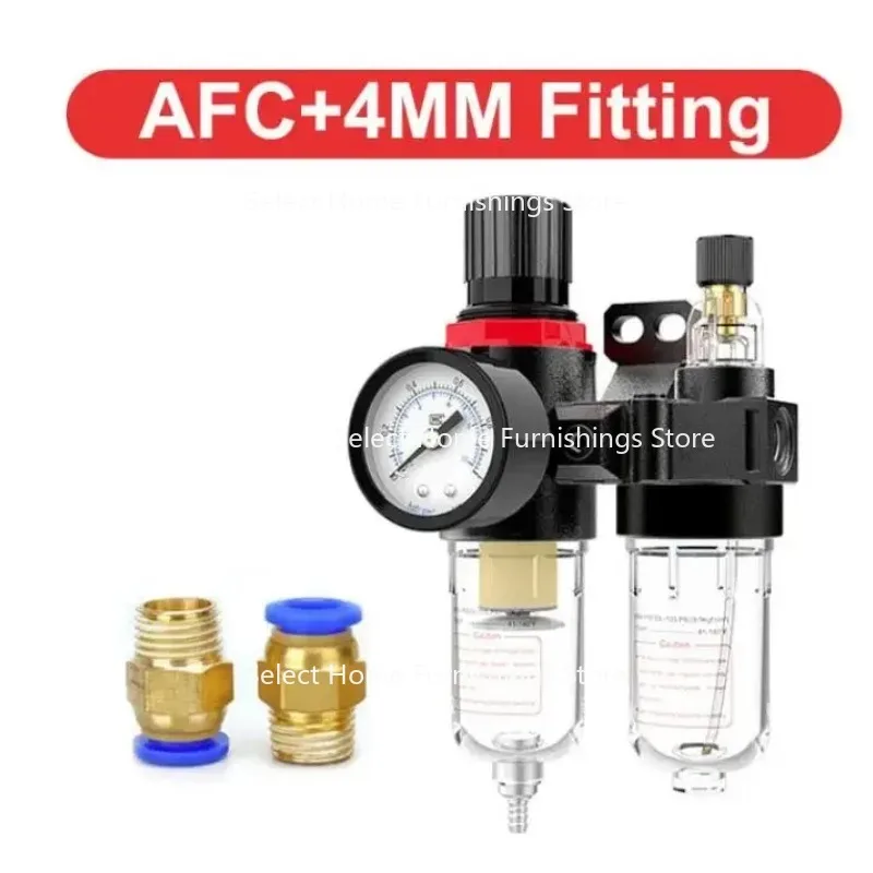 

Apply To AFC-2000 Oil Water Separator Regulator Trap Filter Airbrush Air Compressor Pressure Reducing 1/4 1pc
