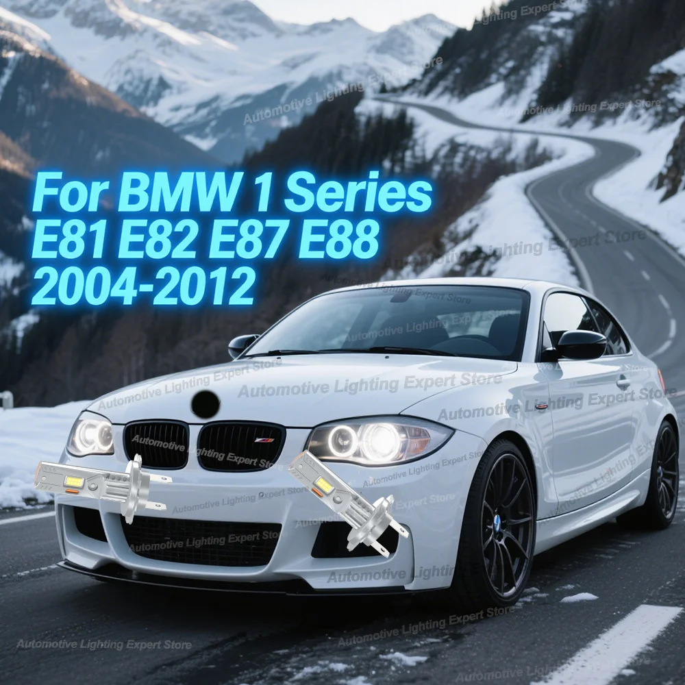 30000LM LED phare de voiture lampe automatique pour BMW série 1 E81 E82 E87 E88 2004-2012 2005 2006 2007 2008 2009