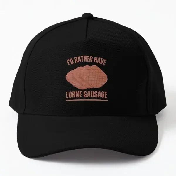 Eu prefiro ter lorne salsicha boné de beisebol chapéu hip hop cor sólida preto primavera     Gorro esportivo de peixe ao ar livre Czapka meninos verão