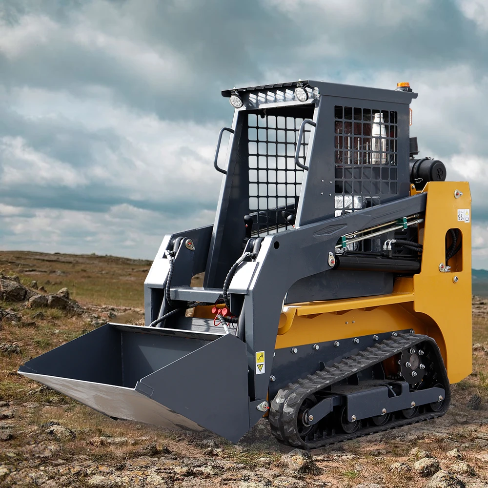 جرافة انزلاقية محرك كوبوتا ديزل مع جرافة انزلاقية أوروبية ذات 5 مسارات EPA/أوروبية