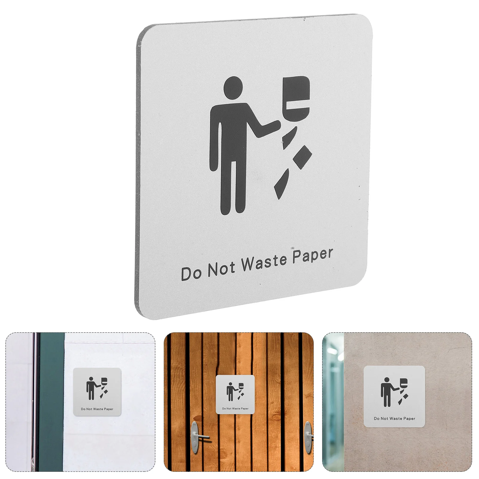 

Save Paper Indoor Sign Bathroom Caution Reminder Wall Sticker For Home Office School Use Do Not Waste Paper Alert