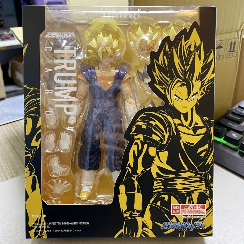 

Demoniacal Fit Dragon Ball Vegetto Son Goku Vegeta Figure Shf Super Saiyan Ssj Trump Card Vegetto Action Figure Customized