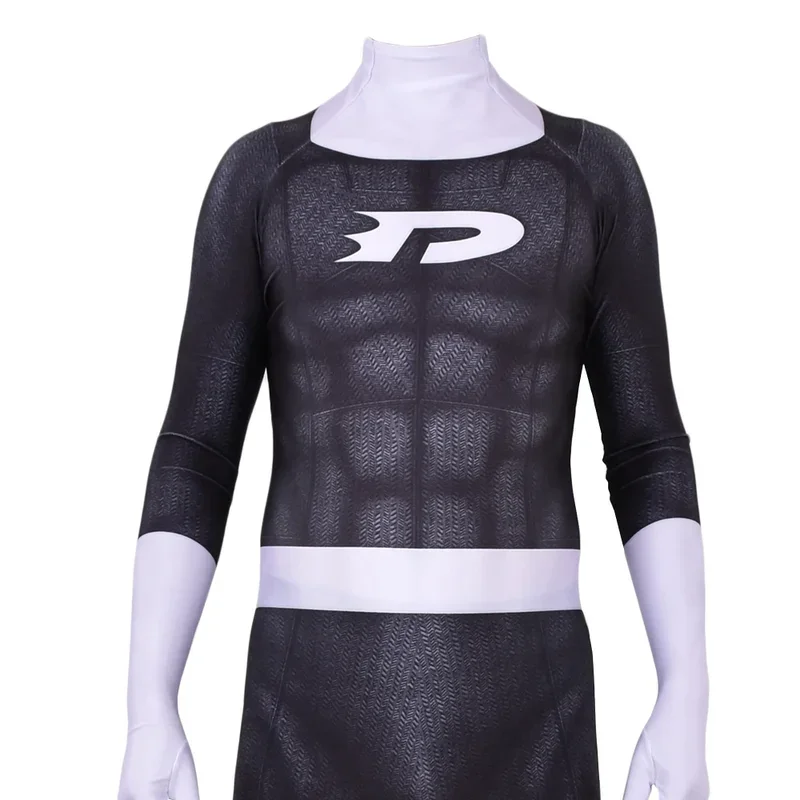 Adults Kids Danny Phantom Cosplay Costumes 3D Printed Superhero Daniel Danny Fenton Zentai Suit Halloween Bodysuit@0Z*