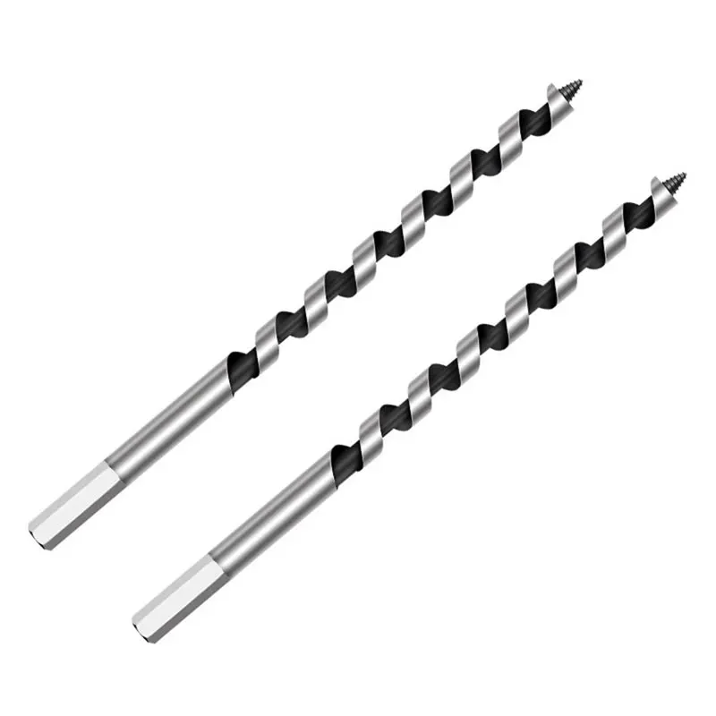 ABMH-Wood Hole Drilling Drill Bit 230/460Mm Extra Long Wood Auger High Carbon Steel Hex Shank For Deep Applications